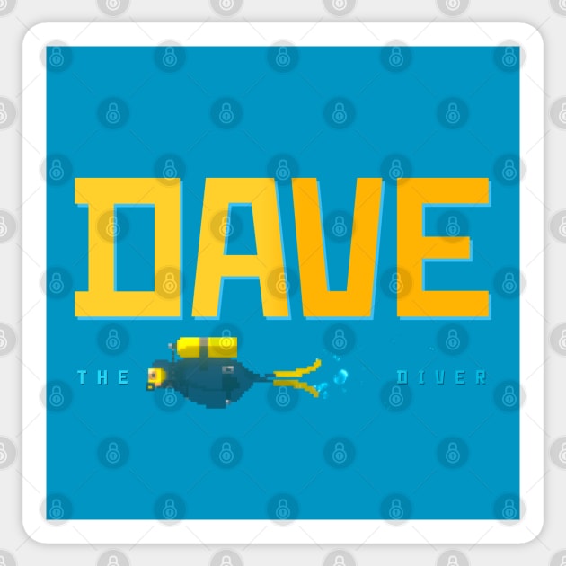 DAVE the diver Fan Art Sticker by Buff Geeks Art